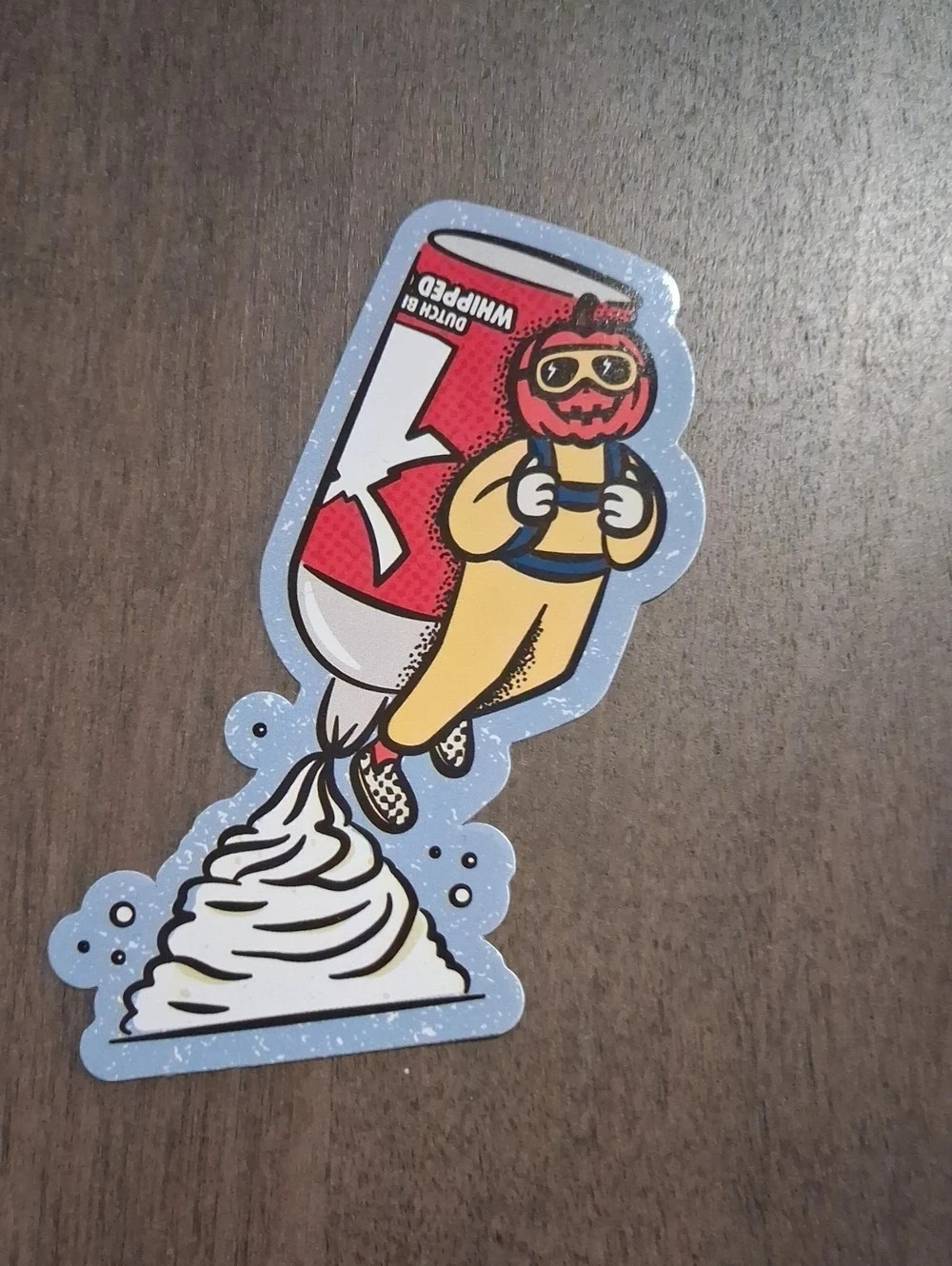Whipped Cream Rocket Pumpkin - Dutch Bros